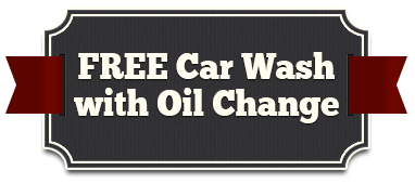 FREE Car Wash with Oil Change