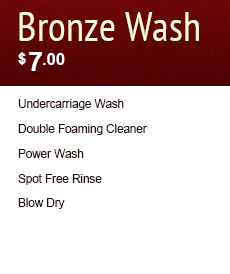 Bronze Wash $7.00