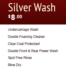 Silver Wash $8.00