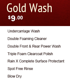 Gold Wash $9.00